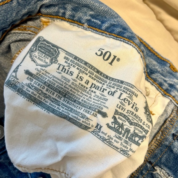 Levi’s Women’s 501 Jeans Size 30 - Picture 3 of 6